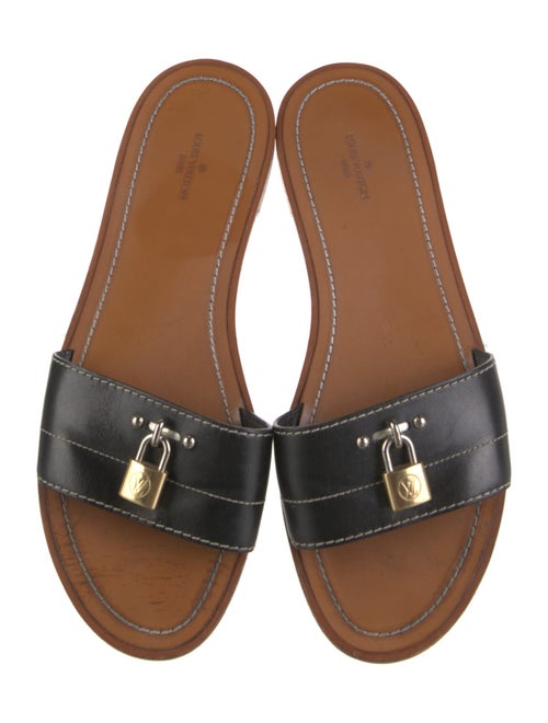 Louis Vuitton Leather Slides