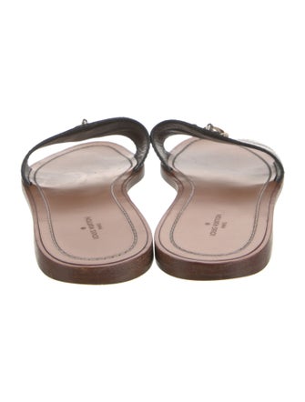 Louis Vuitton Leather Slides