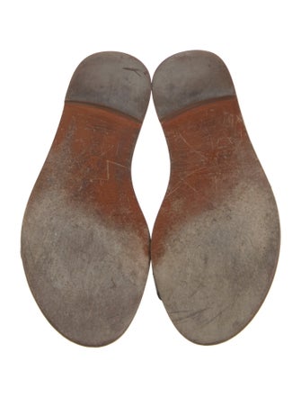 Louis Vuitton Leather Slides