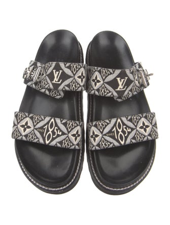 Louis Vuitton Canvas Printed Slides