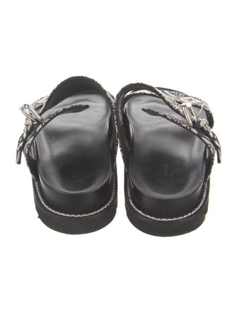 Louis Vuitton Canvas Printed Slides