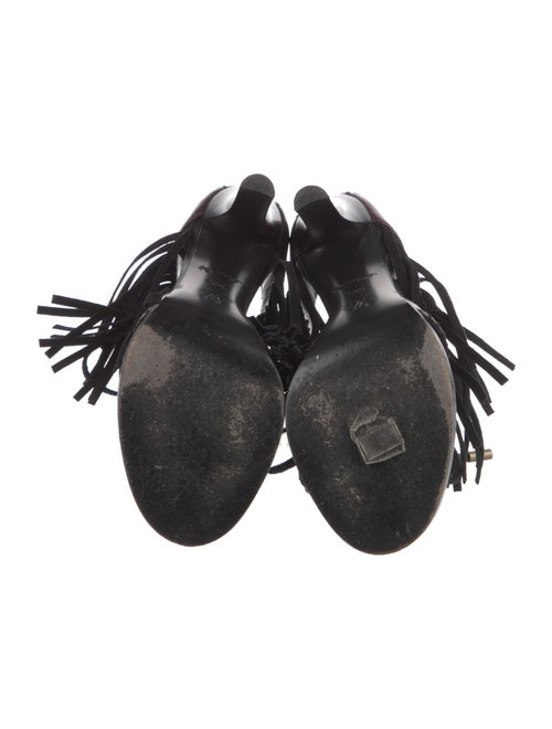 Louis Vuitton Leather Whipstitch Trim Sandals