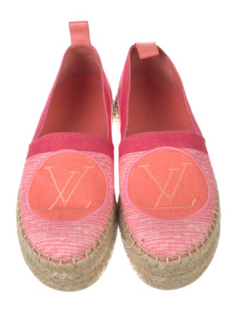 Louis Vuitton Canvas Colorblock Pattern Espadrilles