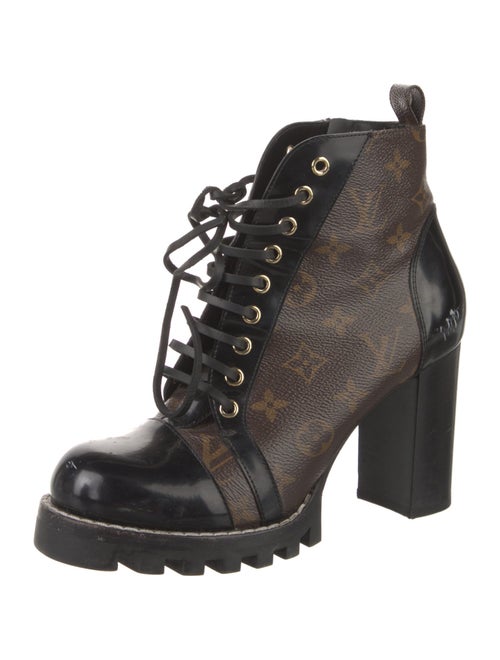 Louis Vuitton LV Monogram Lace-Up Boots