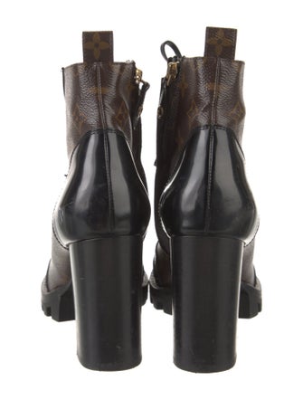 Louis Vuitton LV Monogram Lace-Up Boots