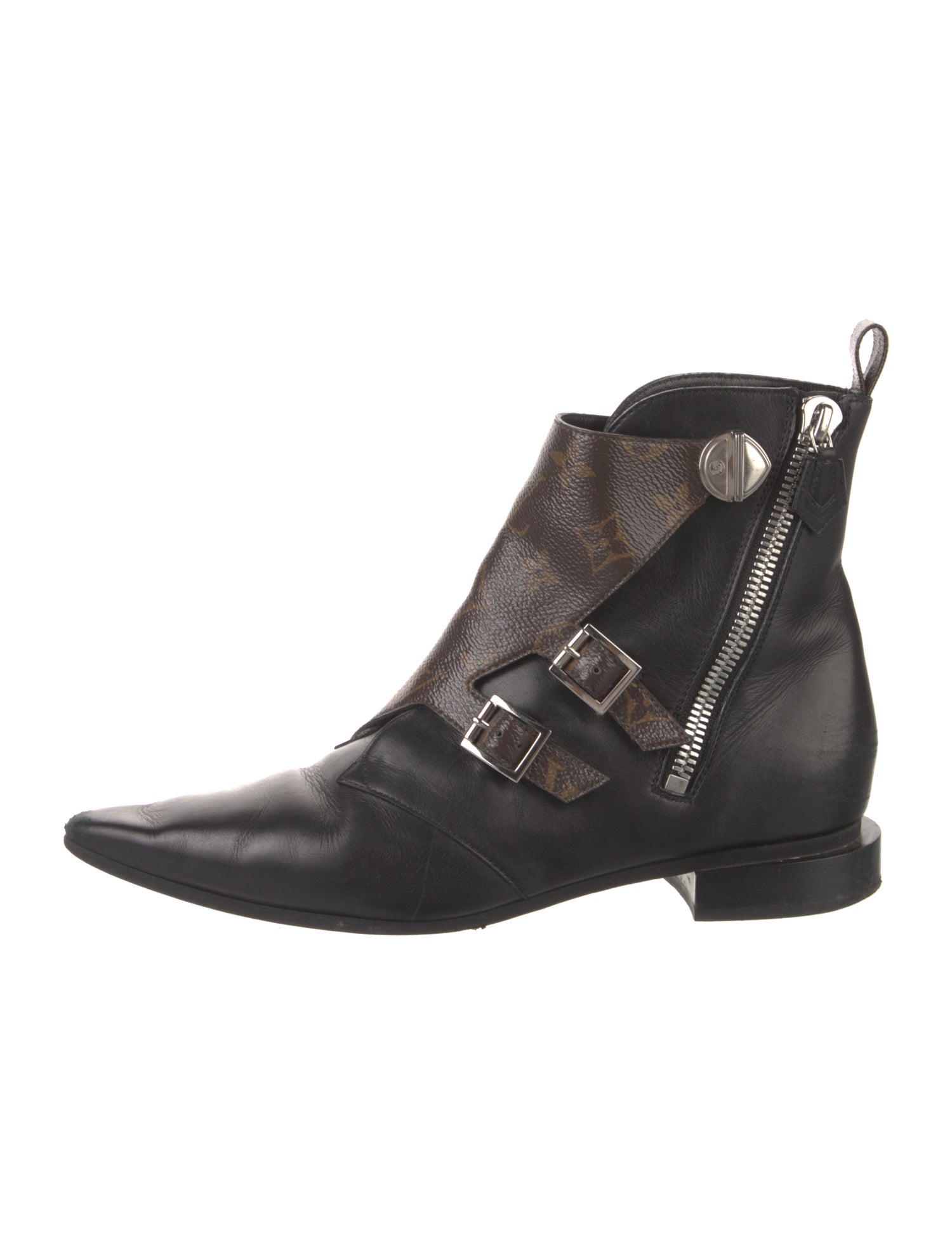 Louis Vuitton LV Monogram Leather Boots