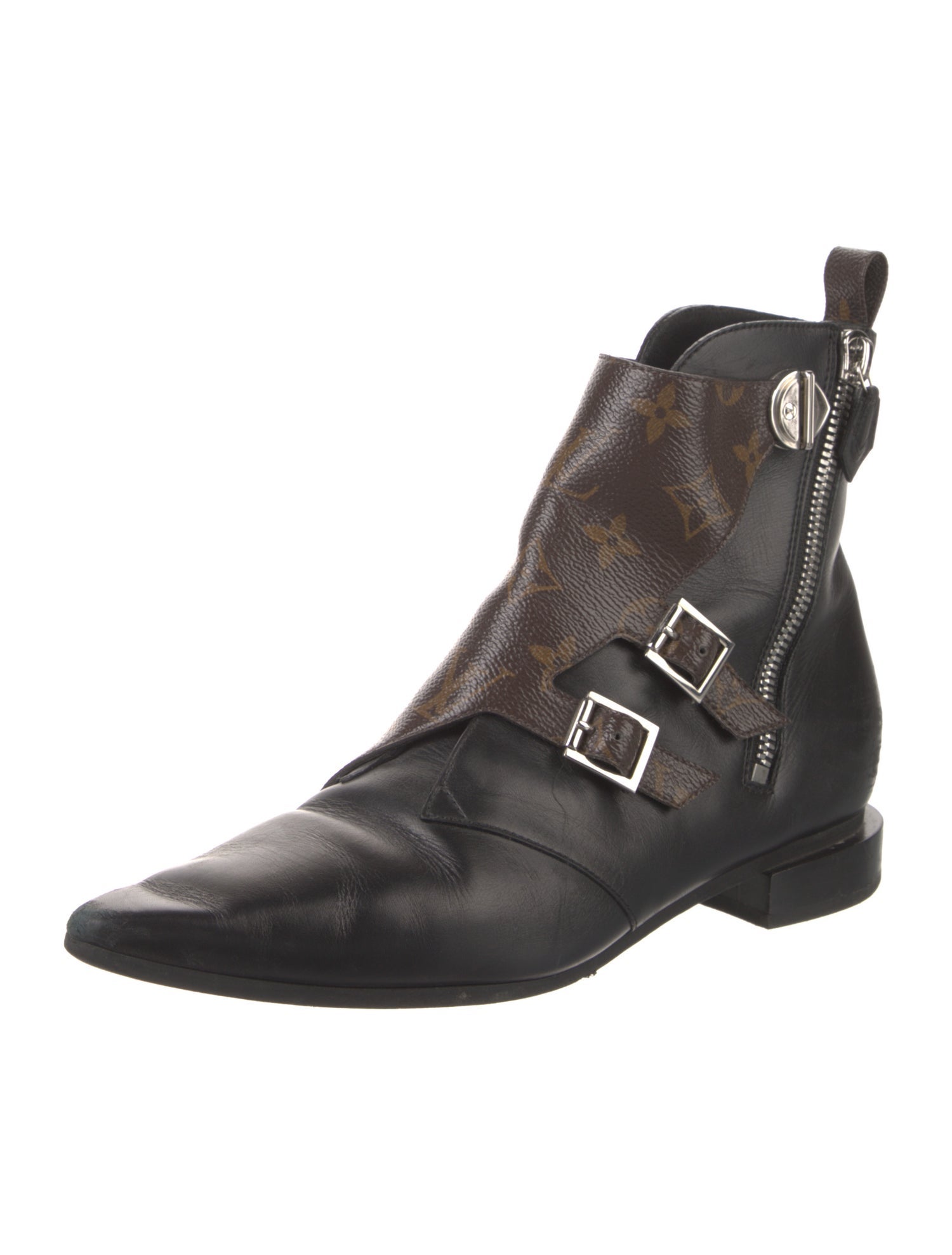 Louis Vuitton LV Monogram Leather Boots
