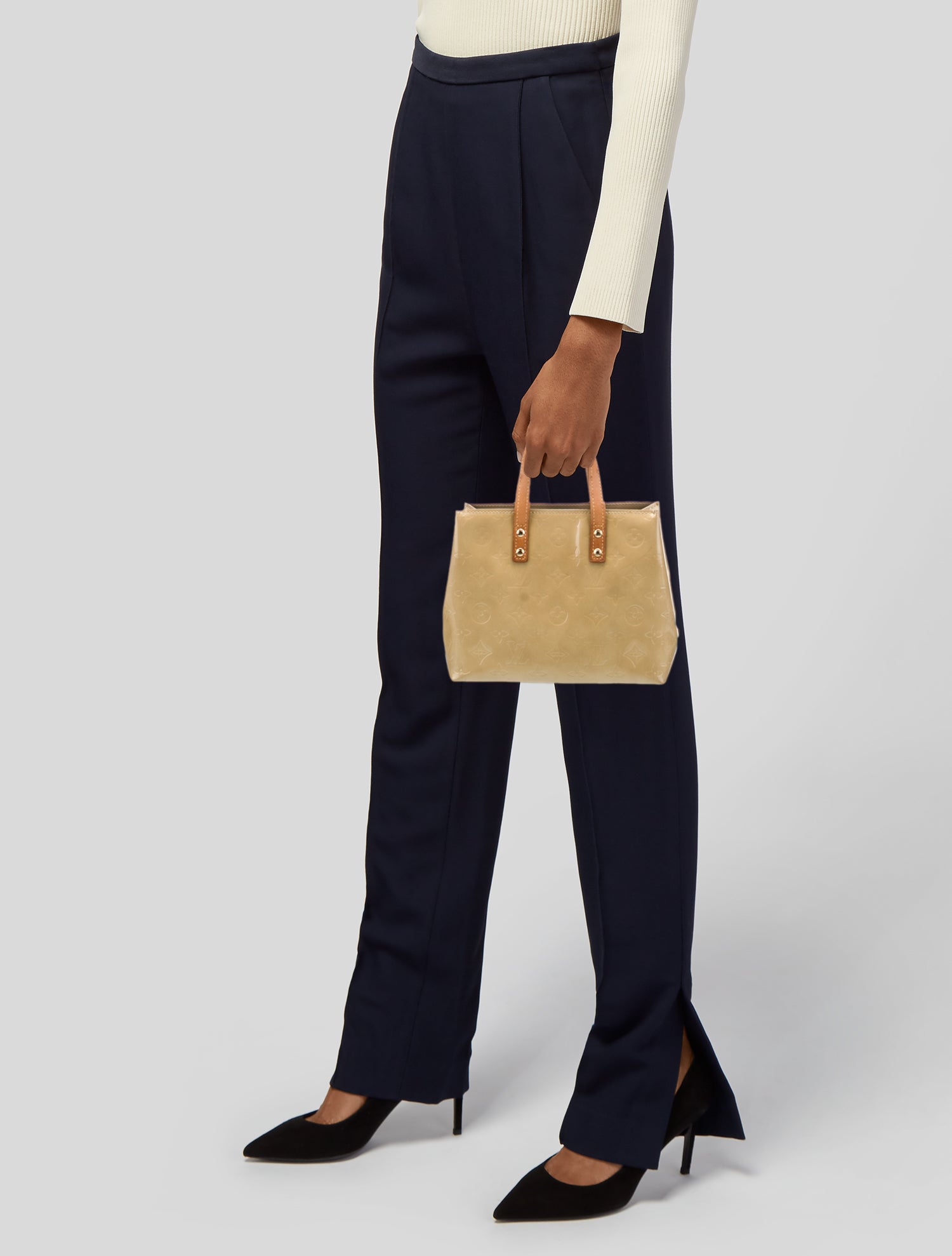 Louis Vuitton Patent Leather Top Handle Bag