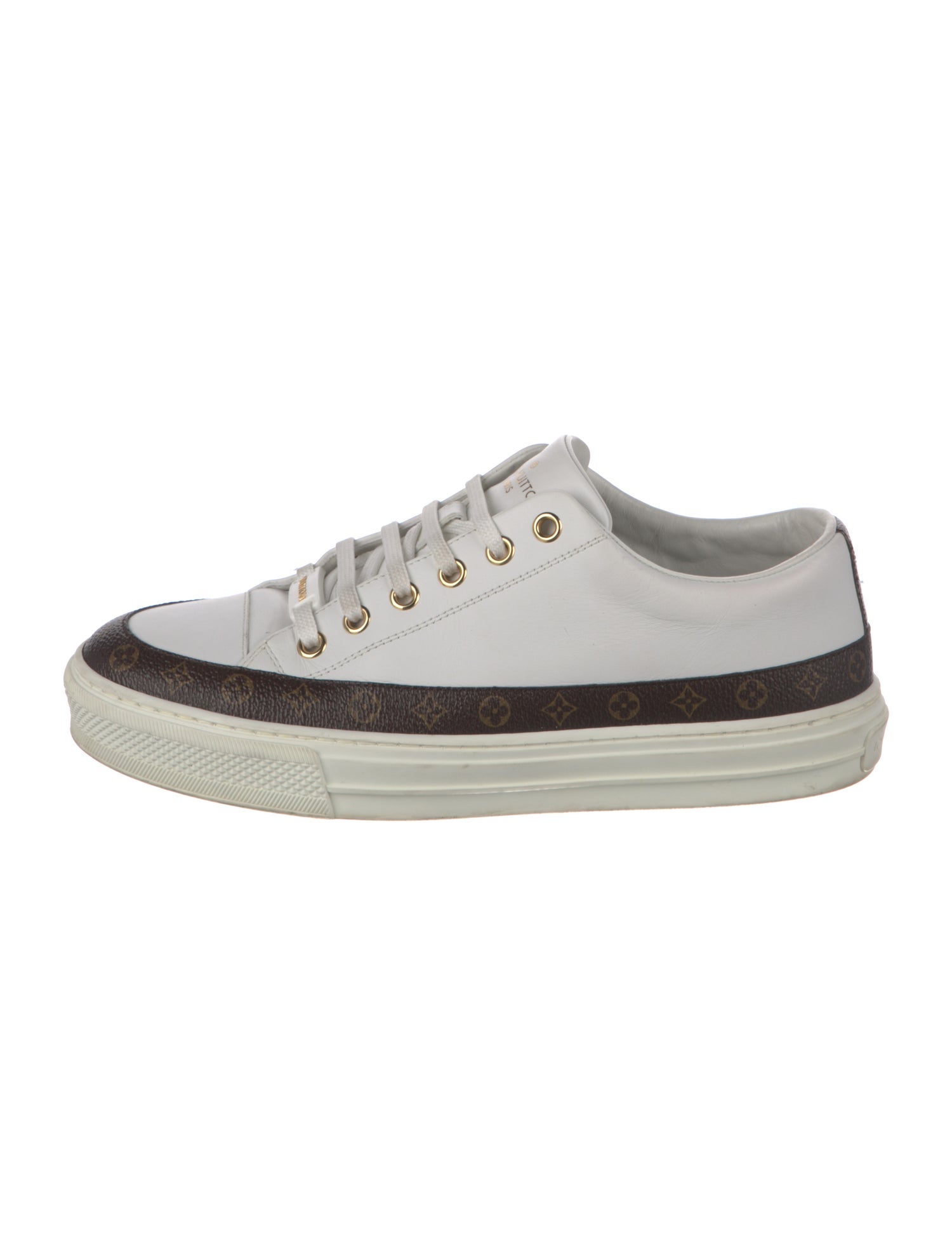 Louis Vuitton Monogram Pattern Leather Sneakers
