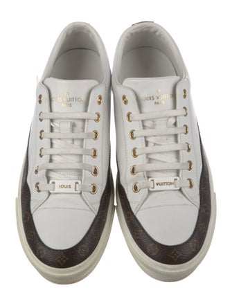 Louis Vuitton Monogram Pattern Leather Sneakers
