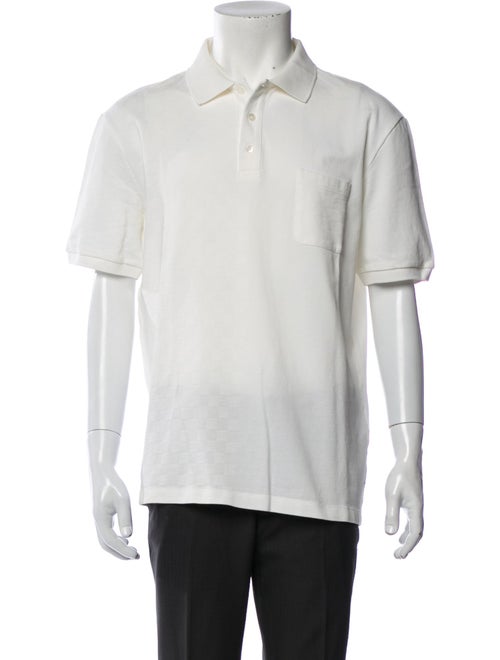 Louis Vuitton 2020 Damier Graphite Pattern Polo Shirt