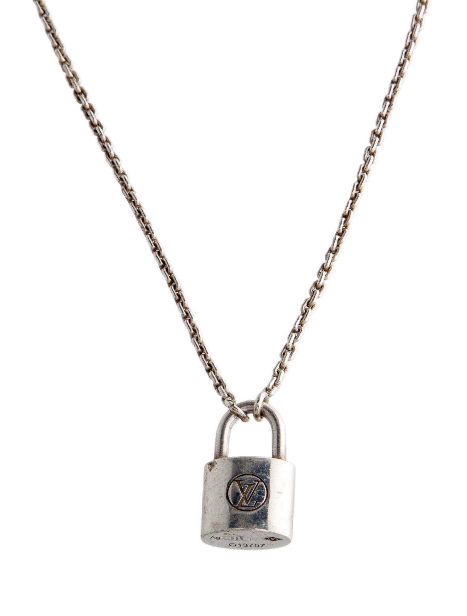Louis Vuitton Lockit Pendant Necklace
