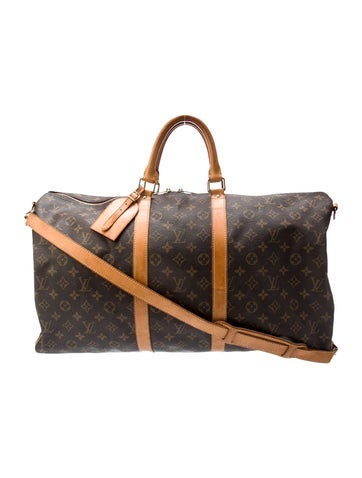 Louis Vuitton Weekenders LV Monogram Keepall Bandouliere Vintage