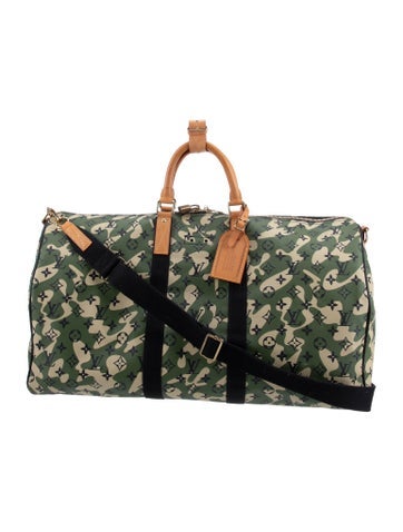 Louis Vuitton Carry-Ons Monogramouflage Keepall Bandouliere 55