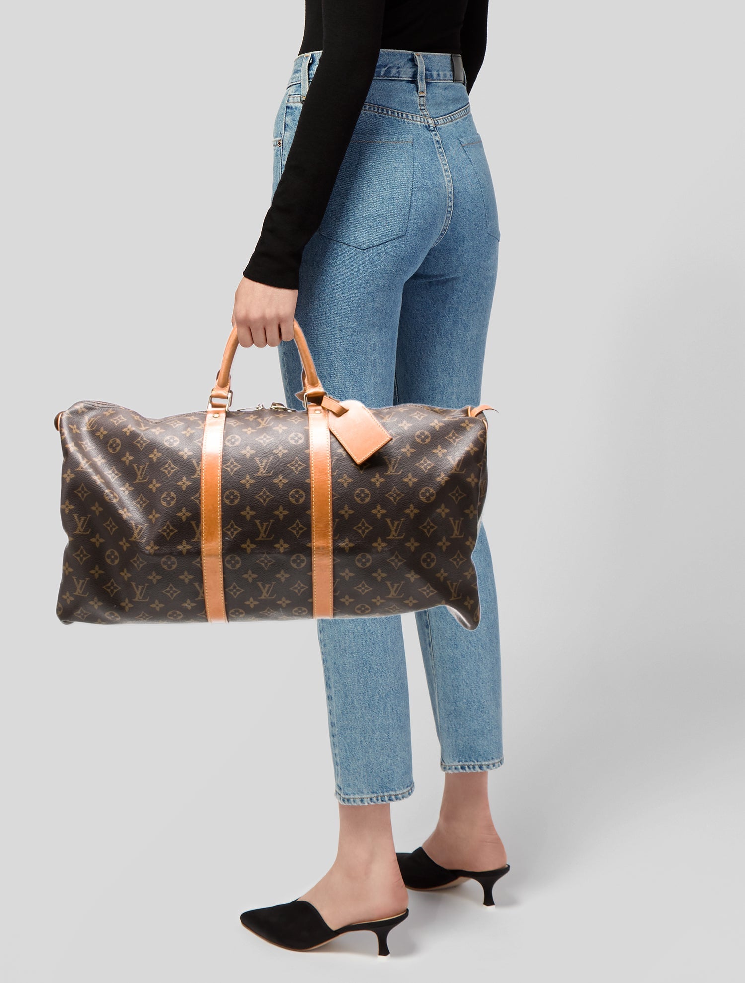 Louis Vuitton LV Monogram Keepall 55 Vintage