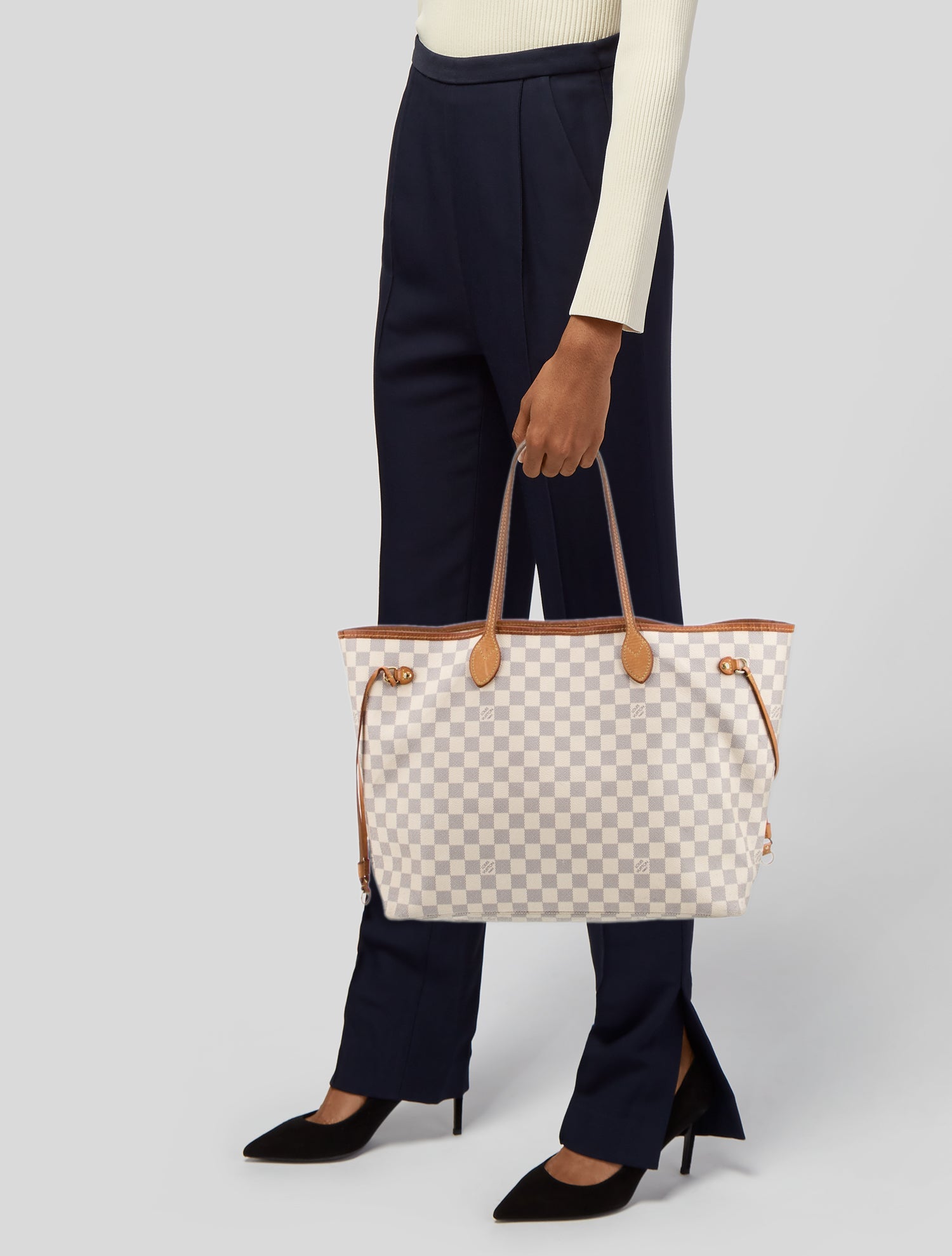 Louis Vuitton Damier Azur Neverfull w/Pouch GM