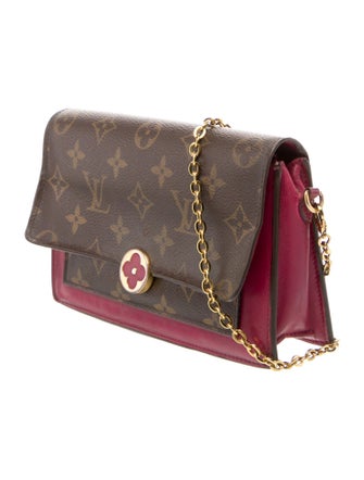 Louis Vuitton LV Monogram Flore Chain Wallet