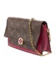 Louis Vuitton LV Monogram Flore Chain Wallet