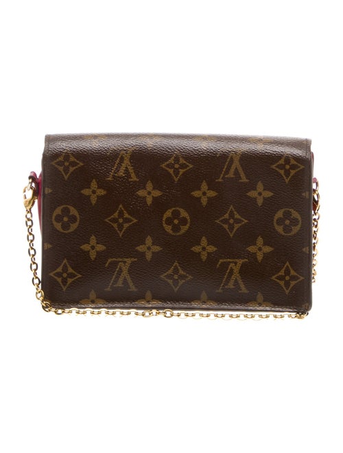 Louis Vuitton LV Monogram Flore Chain Wallet