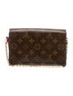 Louis Vuitton LV Monogram Flore Chain Wallet