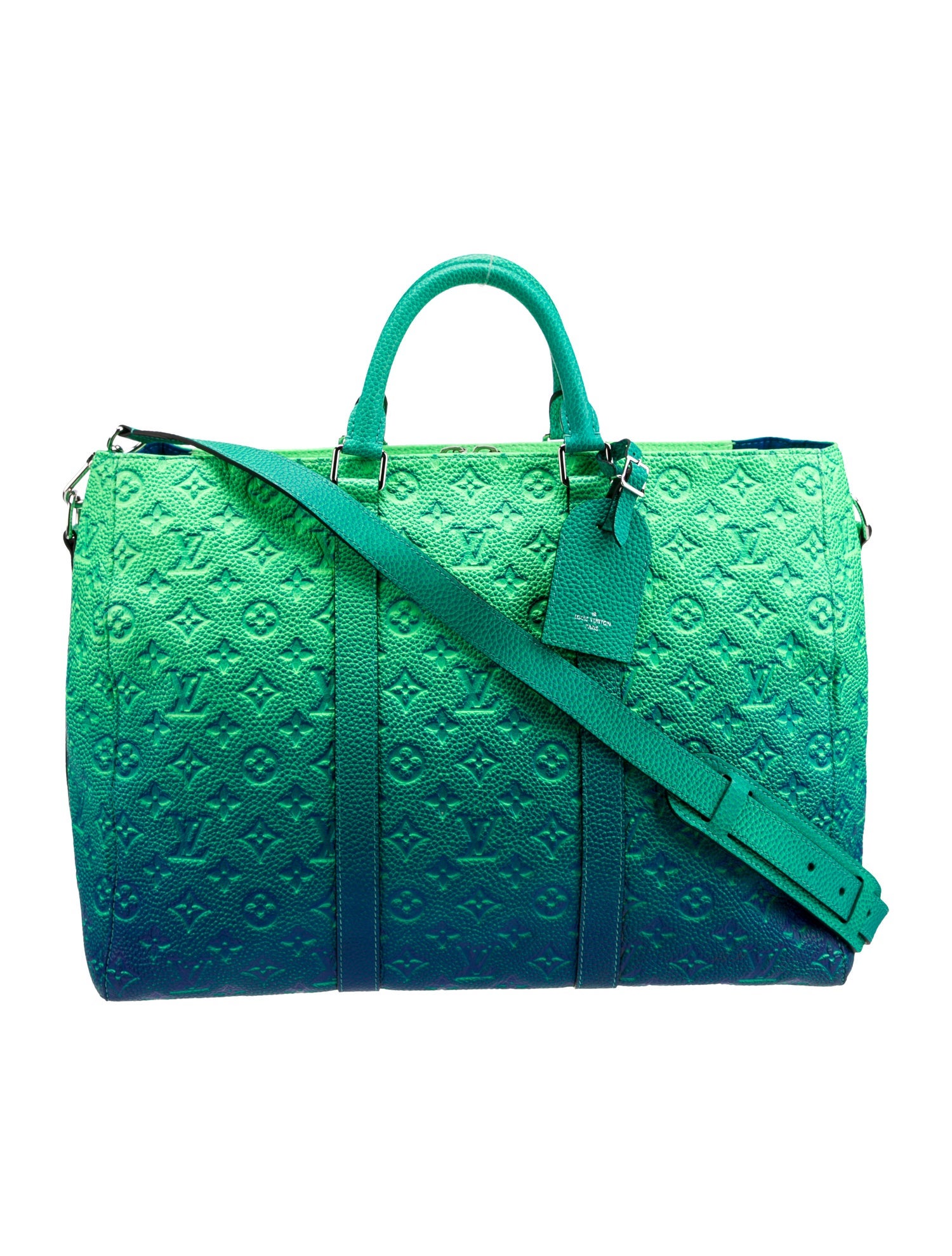 Louis Vuitton LV Monogram Illusion Leather Keepall Tote 2022