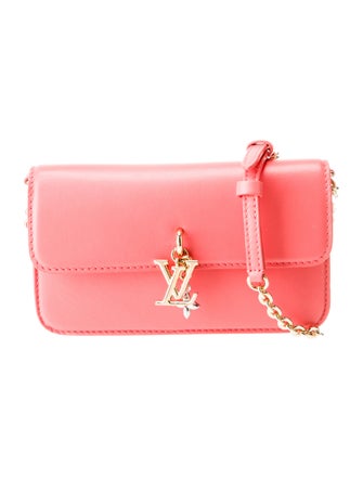 Louis Vuitton Leather Bloom Wallet on Chain