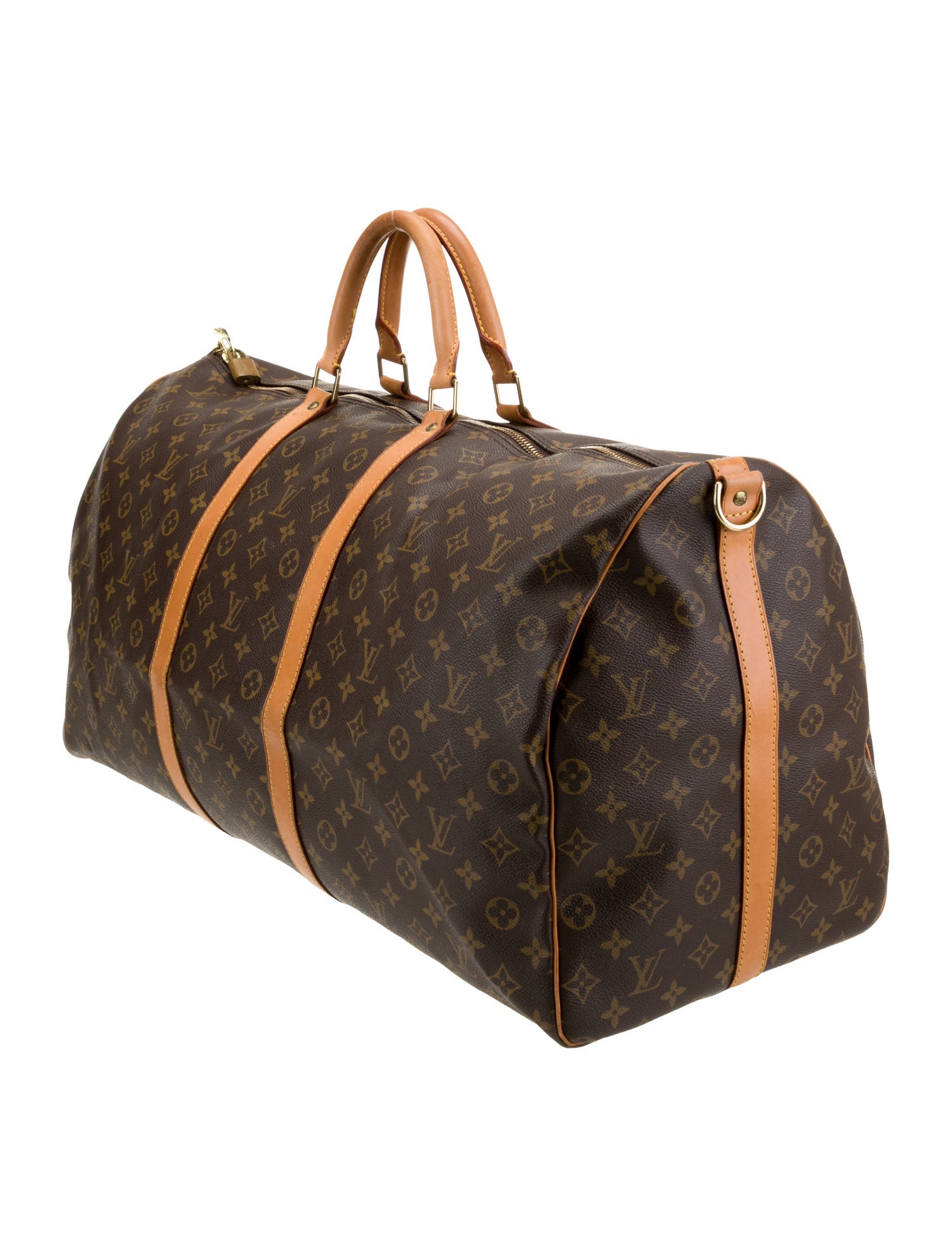 Louis Vuitton LV Monogram Keepall Bandouliere 60 Vintage