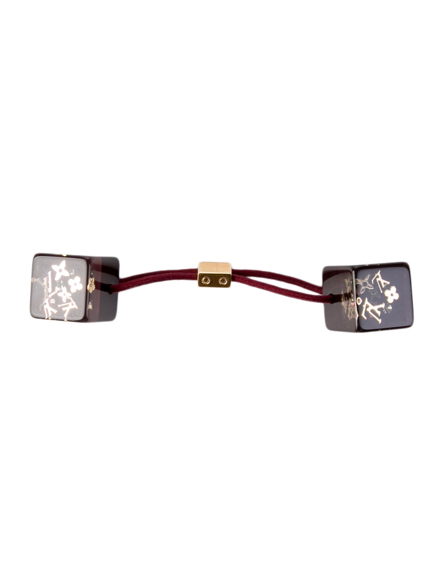 Louis Vuitton Monogram Inclusion Hair Cubes