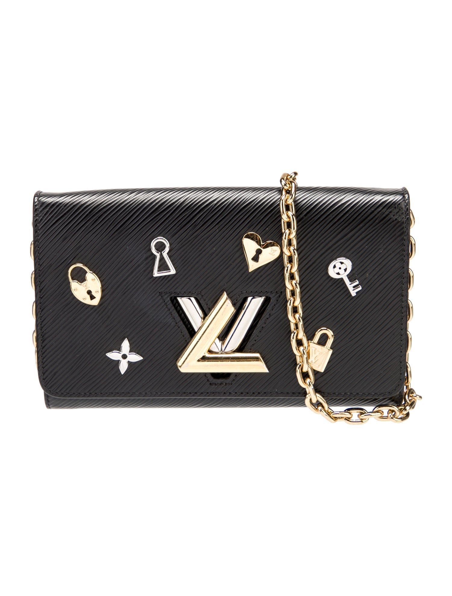 Louis Vuitton LV Monogram Twist Wallet on Chain