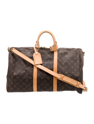 Louis Vuitton Luggage and Travel LV Monogram Keepall Bandouliere 50 Vintage