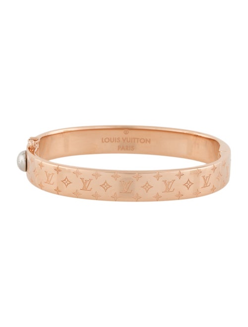 Louis Vuitton Two-Tone Nanogram Cuff