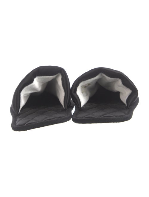 Louis Vuitton Satin Embroidered Accent Mules