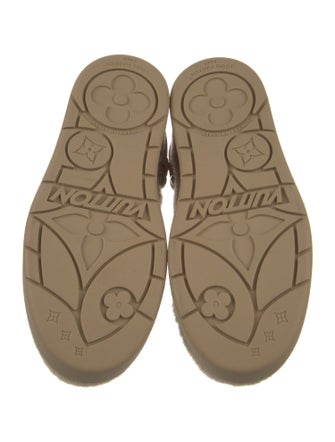 Louis Vuitton Shearling Slingback Flats