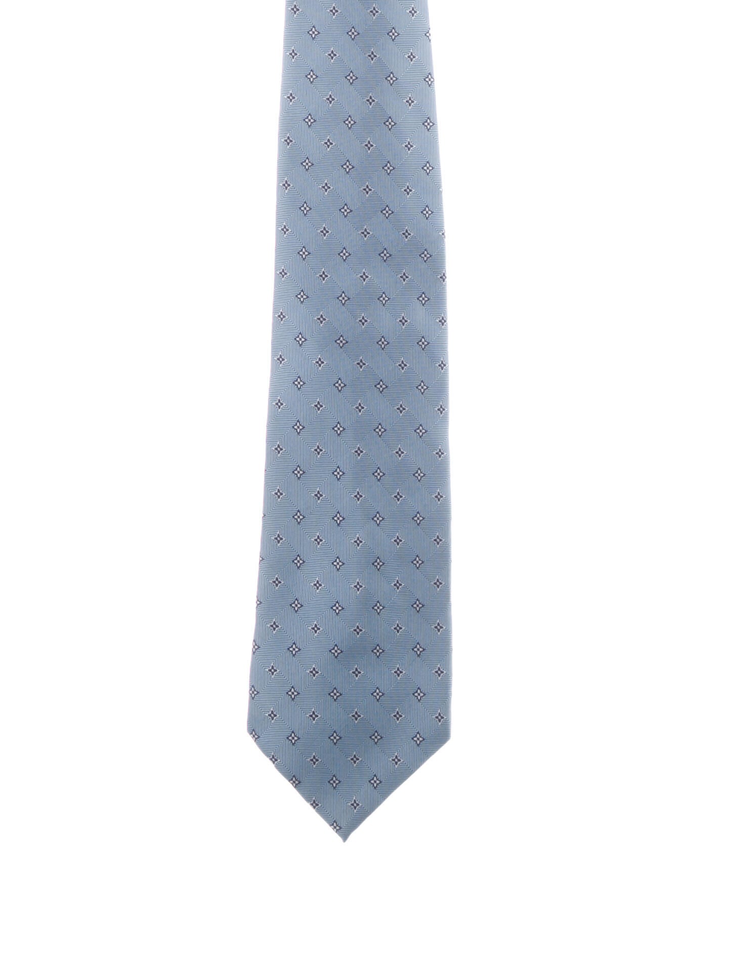 Louis Vuitton pattern silk tie
