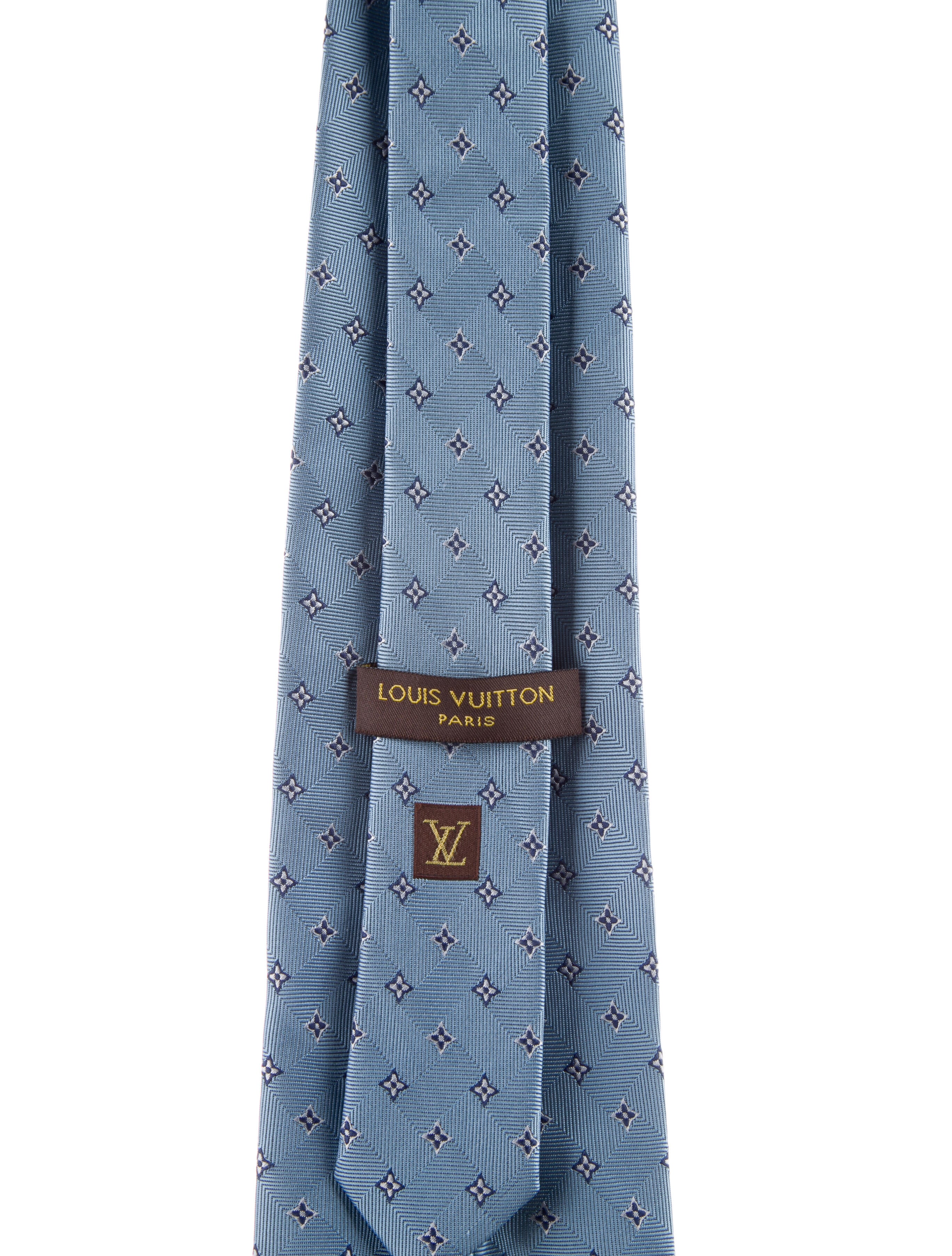 Louis Vuitton pattern silk tie