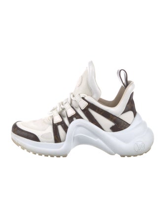 Louis Vuitton Mesh Printed Chunky Sneakers