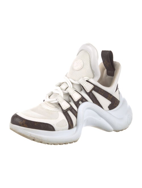 Louis Vuitton Mesh Printed Chunky Sneakers