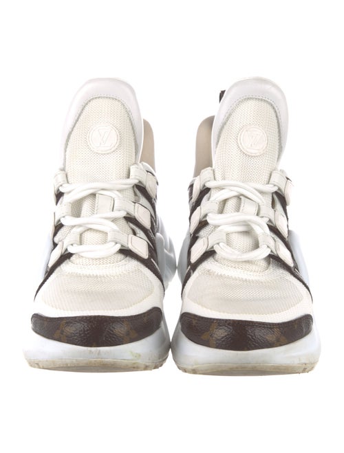 Louis Vuitton Mesh Printed Chunky Sneakers