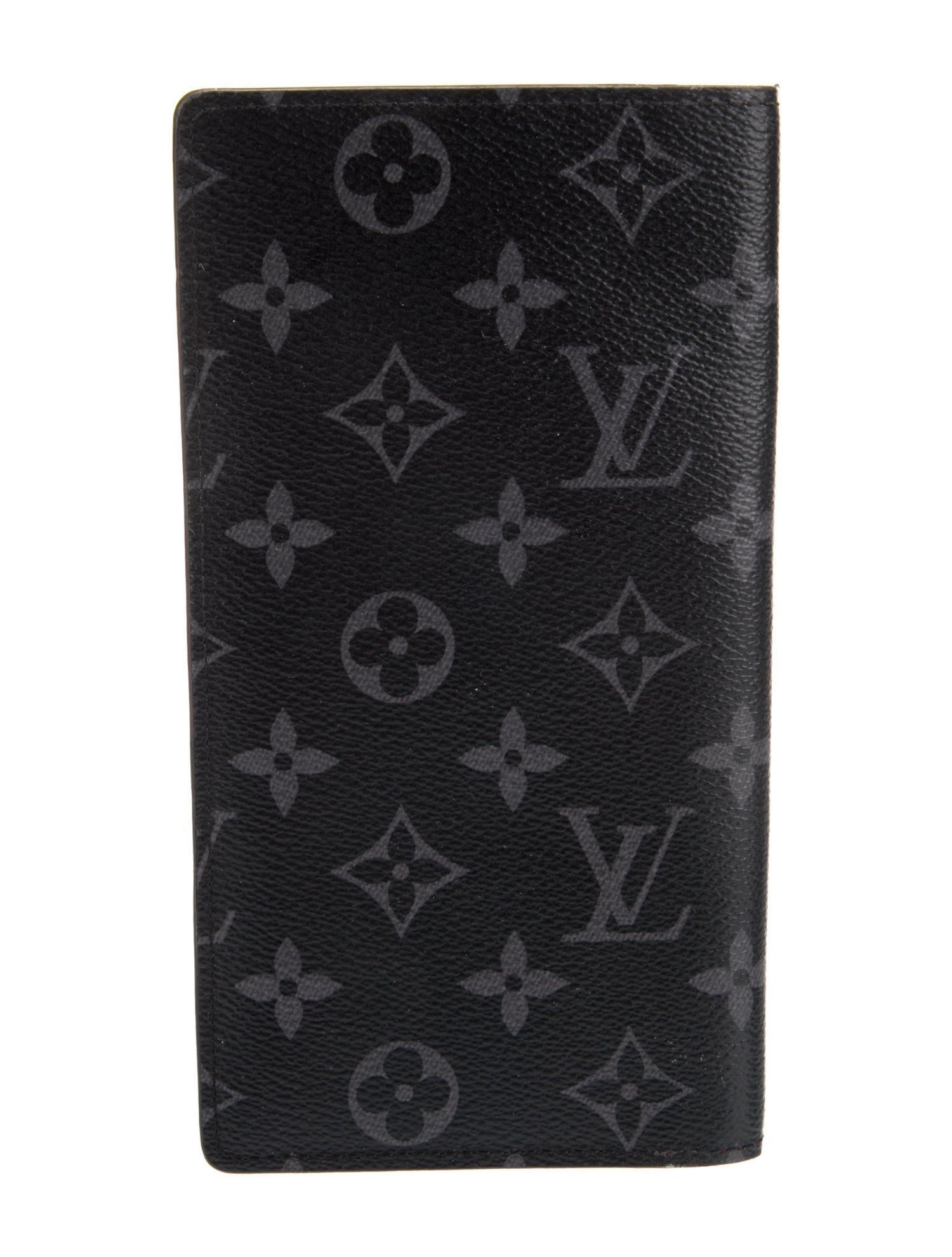 Louis Vuitton Monogram Eclipse Coated Canvas Brazza Wallet