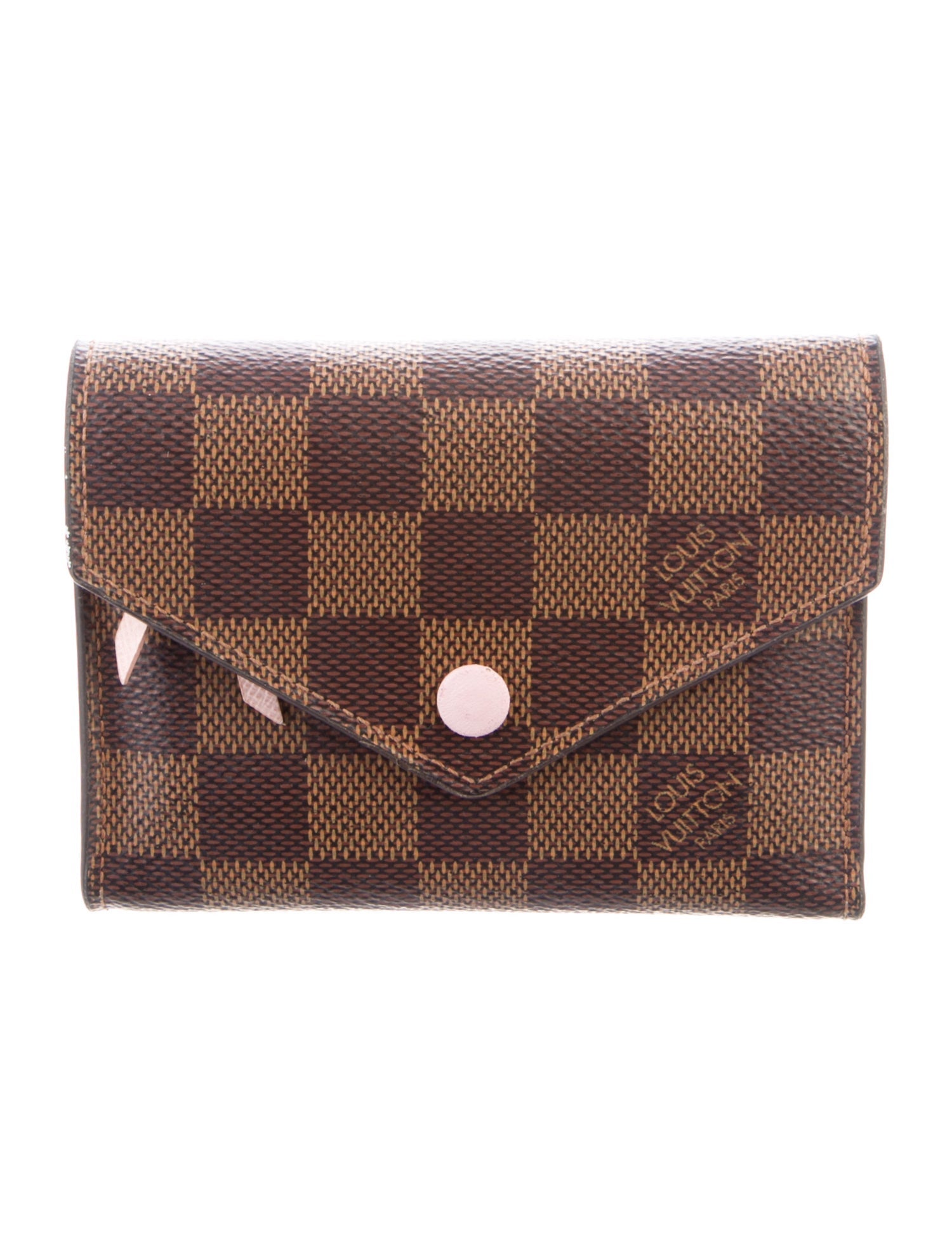 Louis Vuitton 2019 Damier Ebene Pattern Victorine Wallet