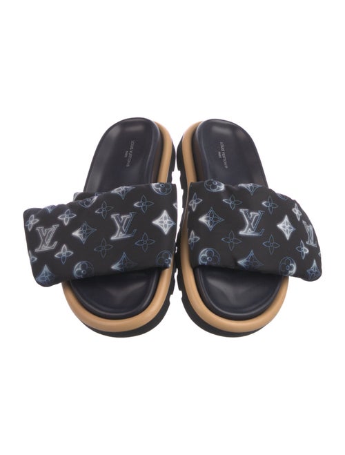 Louis Vuitton Leather Printed Slides