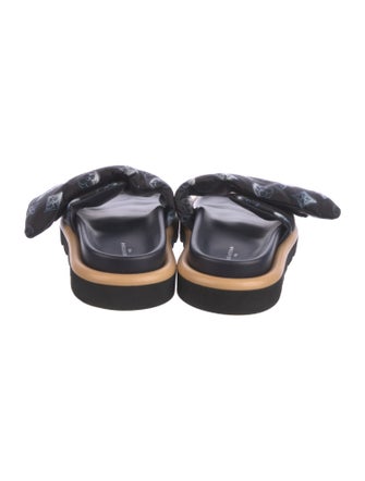Louis Vuitton Leather Printed Slides