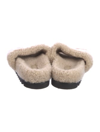 Louis Vuitton Faux Fur Printed Slides