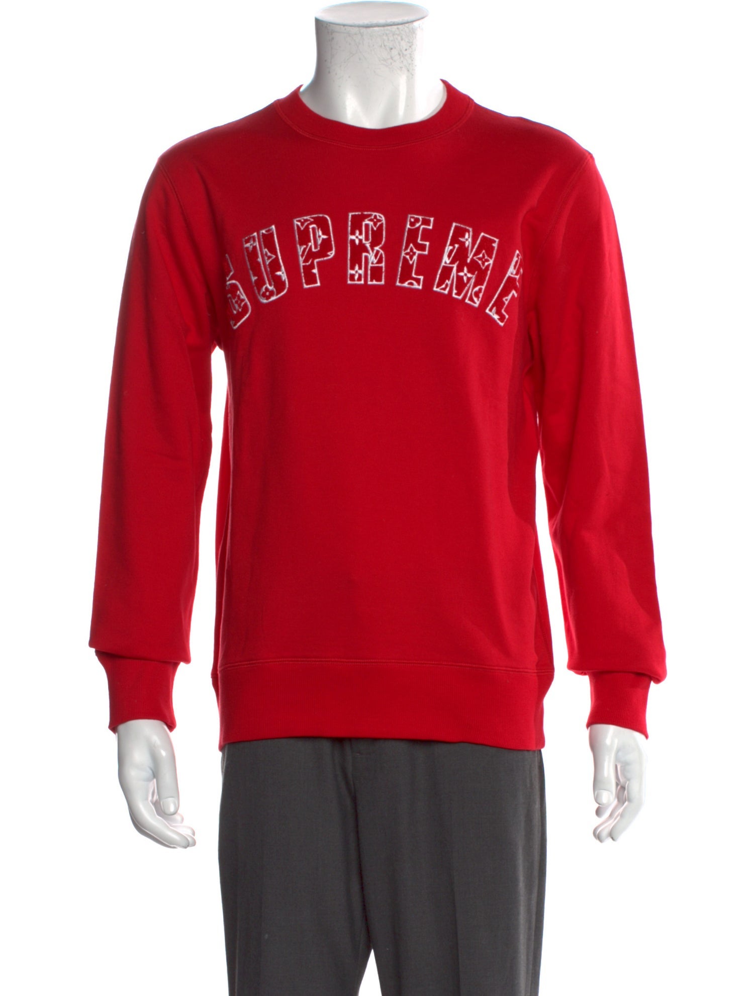 Louis Vuitton x Supreme 2017 LV Monogram Sweatshirt