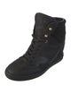 Louis Vuitton Suede Wedge Sneakers