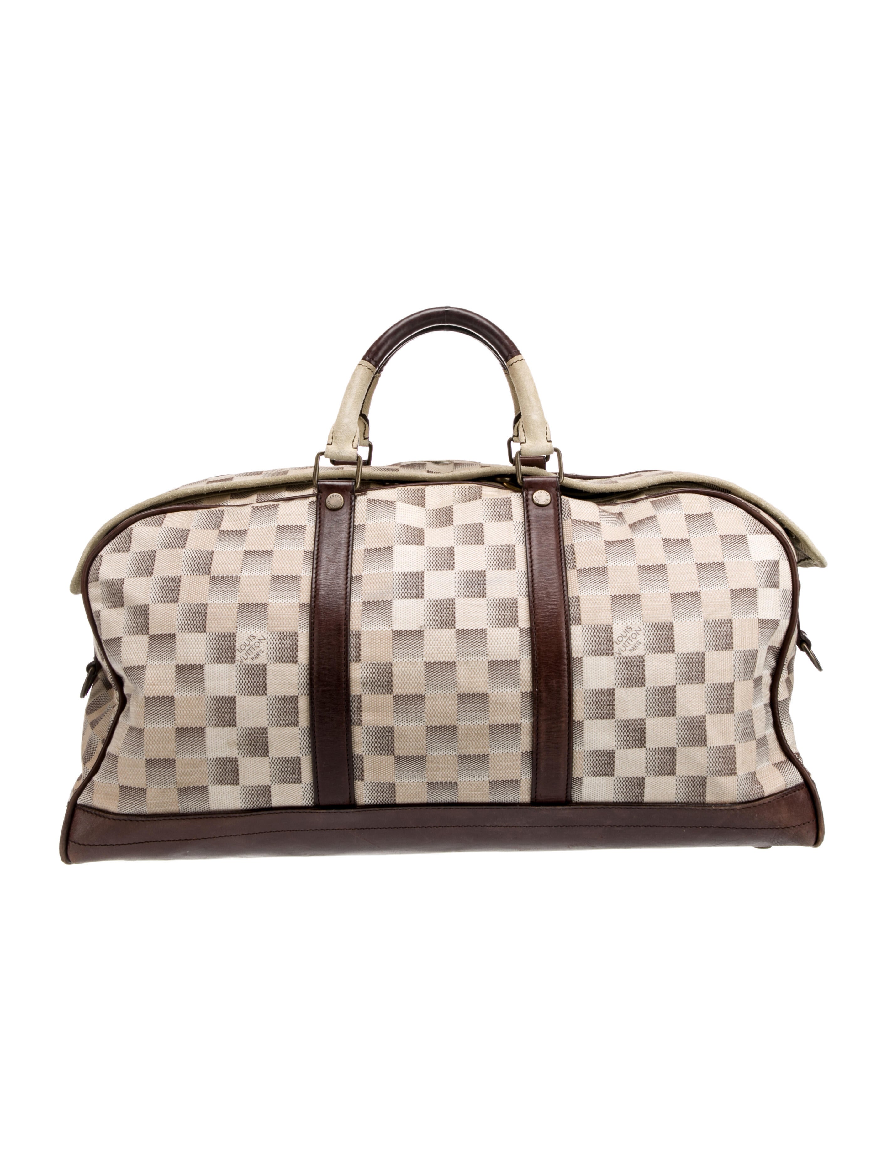 Louis Vuitton Damier Ebene Keepall Bandouliere Vintage