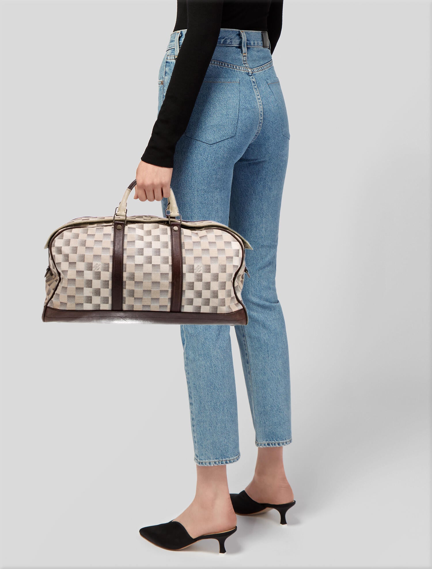 Louis Vuitton Damier Ebene Keepall Bandouliere Vintage