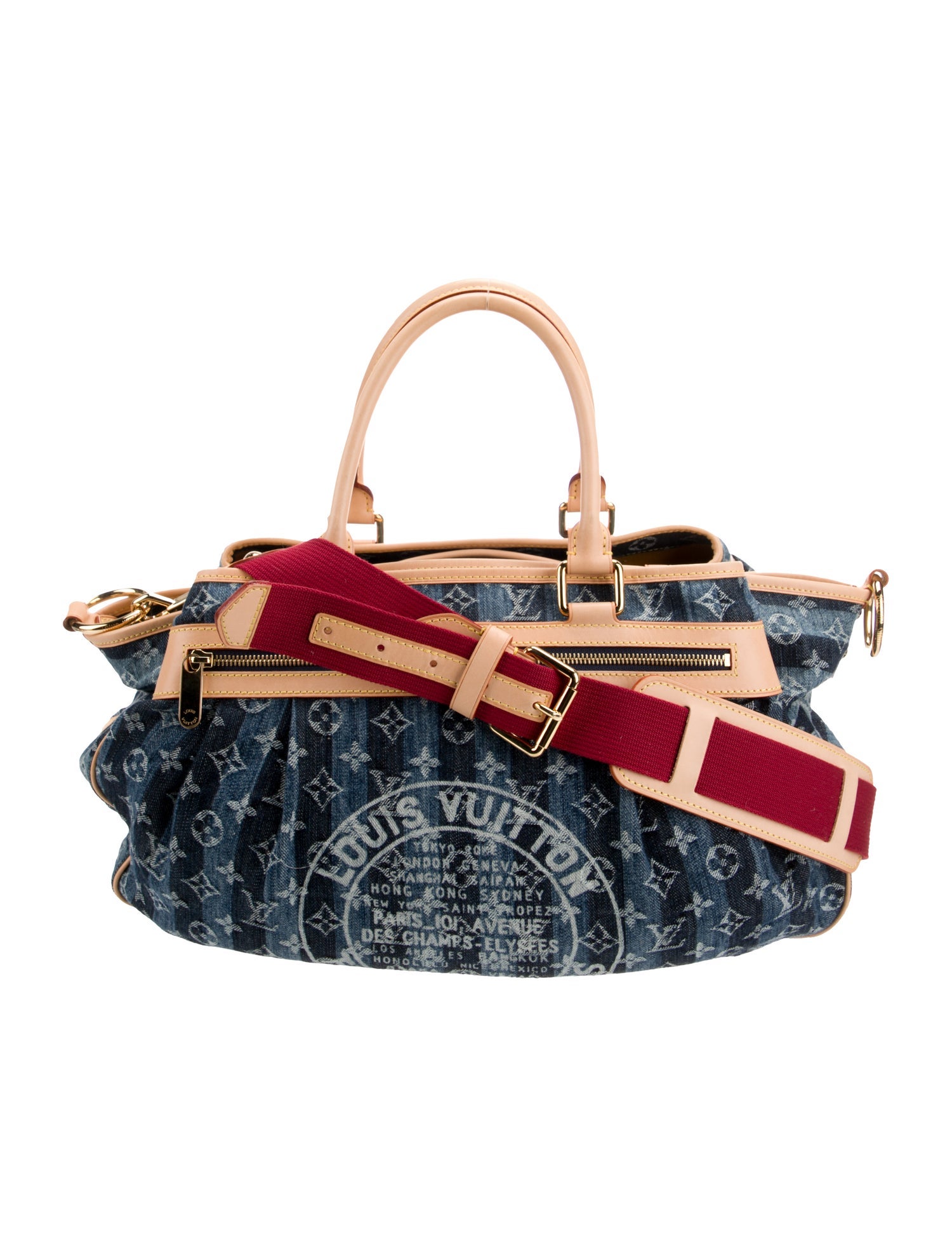 Louis Vuitton LV Monogram cabas raye GM