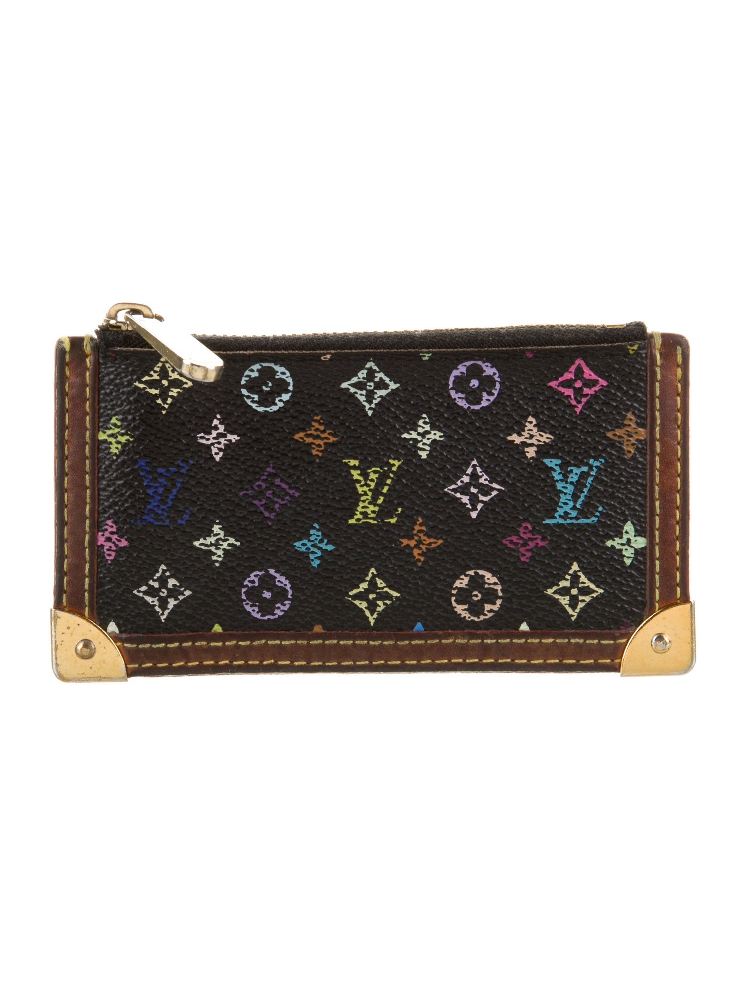 Louis Vuitton 2004 Multicolore Monogram Pattern Zippy Coin Purse