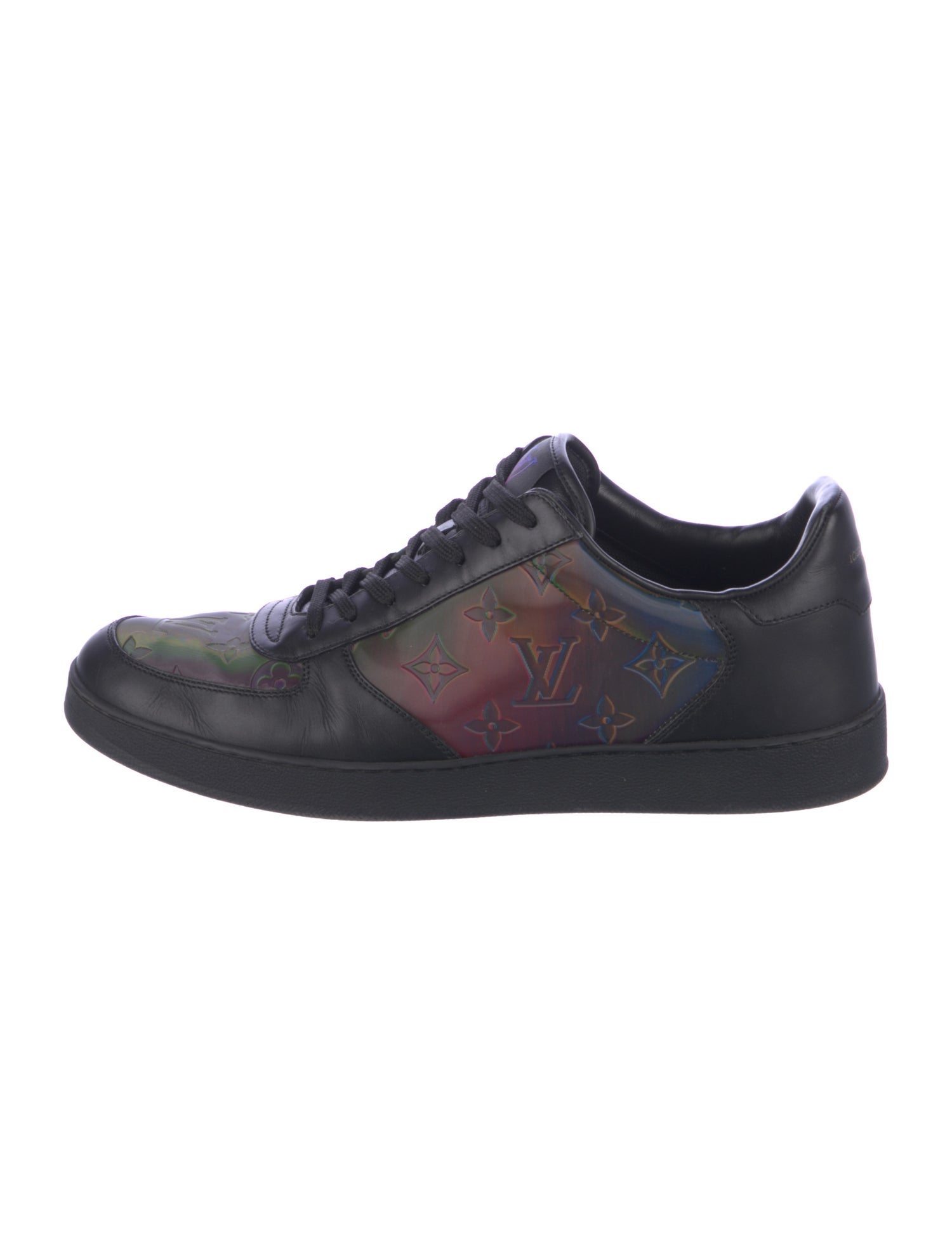 Louis Vuitton Patent Leather Printed Sneakers